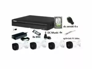 DAHUA SET 4 KAMERE + DVR FULL HD 2 TB