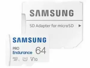 SAMSUNG PRO Endurance MicroSDXC 64GB U3 + SD Adapter MB-MJ64KA