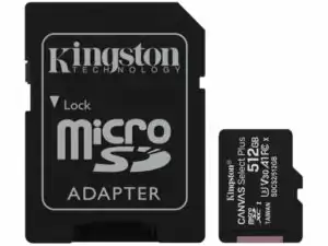 KINGSTON A1 MicroSDXC 512GB 100R class 10 SDCS2/512GB + adapter