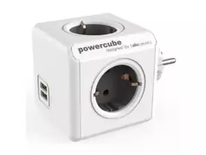 ALLOCACOC PowerCube Original USB 4xSchuko + dual USB 1202GY/DEOUPC