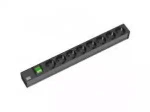 BACHMANN PDU Basic PVC 19”1U, 8xšuko sa prekidačem,16A, kabl 2m 801.0008 18