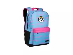 Jinx Overwatch D.Va Splash Backpack Blue/Pink