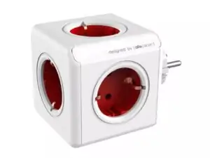 ALLOCACOC PowerCube Original 5xSchuko Crvena