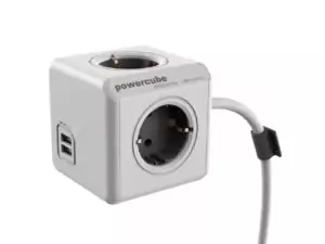 ALLOCACOC PowerCube Extended USB 4xSchuko + dual USB