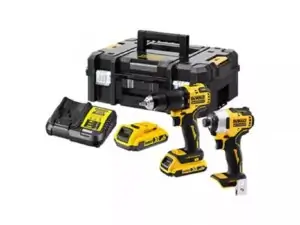 DeWALT Akumulatorski set  DCK2062D2T (DCD709 + DCF809 + 2 x baterija 18V/2Ah + punjač + kofer)