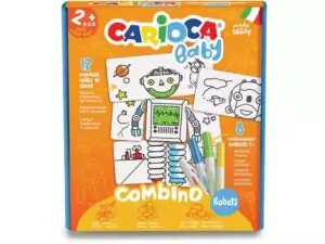 CARIOCA Flomaster set Combino Robots Baby 1/8 42896
