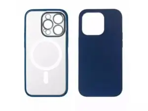 JUST IN CASE 2u1 transparentna/plava - Zaštitna maska za iPhone 14 Pro