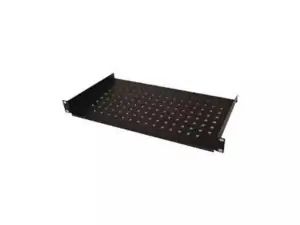 MIRSAN Polica fiksna 600mm rack kačenje na 4 tačke Mirsan 19/1U crna MR.SBR60.01 18