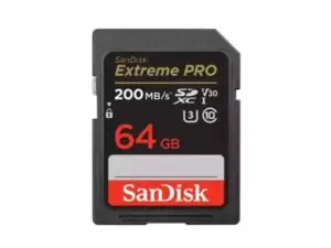 SANDISK SDHC 64GB Extreme Pro 200MB/s UHS-I Cass10 U3 V30