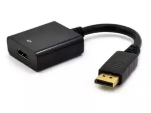 E-GREEN Adapter DisplayPort (M) – HDMI (F) crni 18