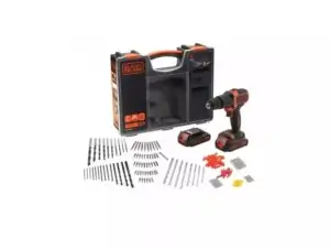 BLACK&DECKER BDCHD18BOA Akumulatorska bušilica-odvrtač 18V + organizator + pribor