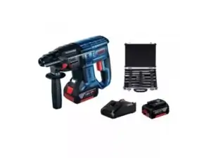 BOSCH plavi alat GBH 180-LI + 11-delni set pribora Akumulatorksi hamer