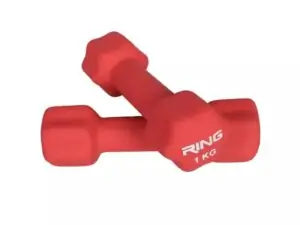 RING Set bućica za aerobik 2x1kg RX DB 2133-1 (Crvena) 18