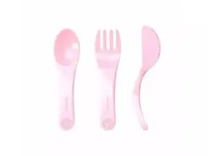 TWISTSHAKE PRIBOR ZA HRANJENJE 6 M PASTEL PINK