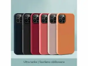 DEVIA Futrola silikonska Nature series za iPhone 13 pro max tamno narandžasta