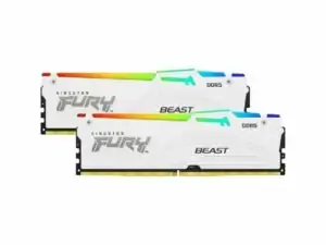 KINGSTON DIMM DDR5, 32GB (2×16), 6.000MHz, FURY Beast White RGB XMP (KF560C40BWAK2-32) 18