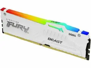 KINGSTON DDR5 16GB 5600MHz CL36 DIMM [FURY Beast] White RGB EXPO (KF556C36BWEA-16 )