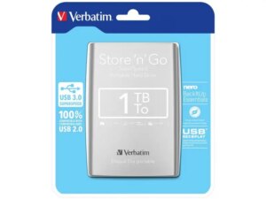 VERBATIM 1TB (53071) Eksterni Hard disk Sivi