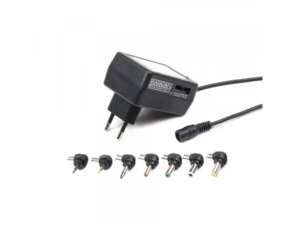 GEMBIRD EG-MC-008 Gembird 12W Univerzalni AC-DC adapter 220V/12W na 3,4.5,5,6,7.5,9,12V 1A max 18