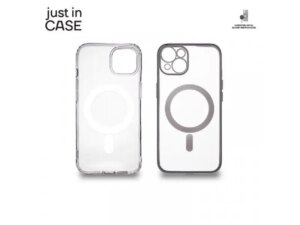 JUST IN CASE 2u1 Extra case MAG MIX paket SREBRNI za iPhone 13