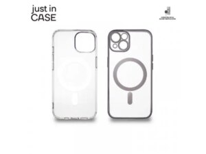 JUST IN CASE 2u1 Extra case MAG MIX paket SREBRNI za iPhone 14