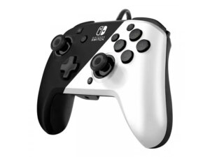 PDP Nintendo Switch Faceoff Deluxe Controller + Audio - Black & White 046359