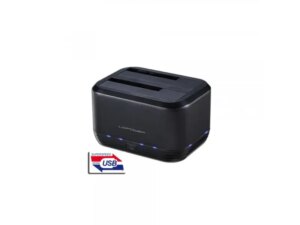 LC POWER LC-DOCK-U3-III USB3.0 2x2.5/3.5'' HDD/SSD Black