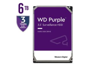 WD 6TB 3.5'' SATA III Purple WD64PURZ Surveillance hard disk