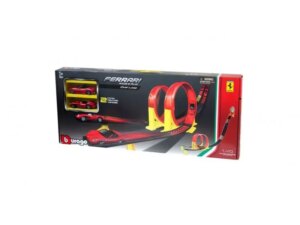 BURAGO FERRARI dual loop PLAYSET 1:43 18