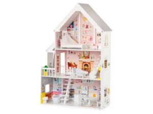 ECO TOYS DRVENA KUĆICA ZA LUTKE XXL for dolls residence