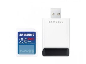 SAMSUNG PRO PLUS Full Size SDXC 256GB U3 + Card Reader (MB-SD256SB) 18