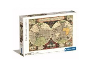 CLEMENTONI Puzzle 6000 HQC antique nautical map