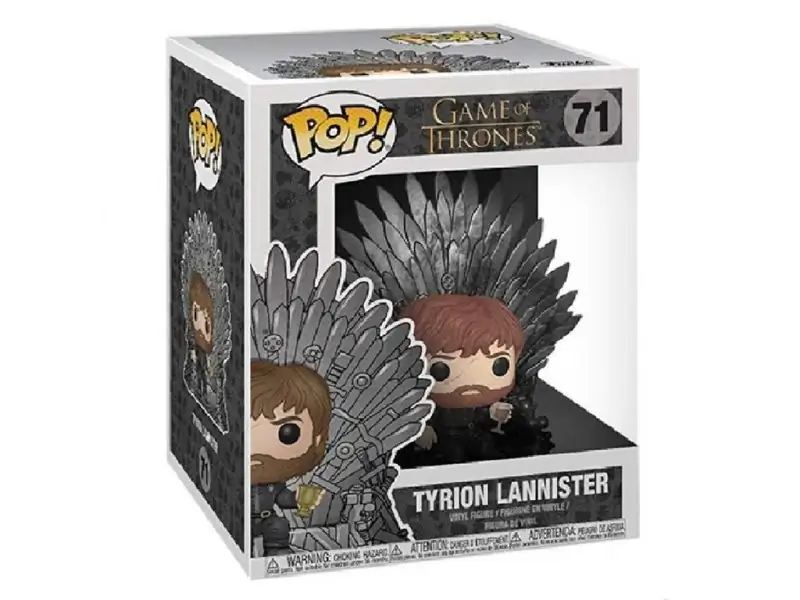 FIGURE I MAKETE FUNKO Game Of Thrones POP! Deluxe - Tyrion Sitting On ...