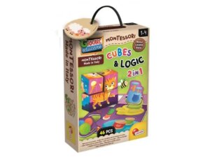 LISCIANI Montesori Edukativna kutija Cubes and Logic 96879