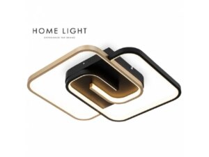 HOME LIGHT Vesta 633 Plafonska svetiljka 40W 3000K CRNA/ZLATO 18