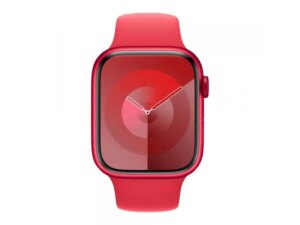 APPLE Watch S9 GPS 45mm RED Alu Case w RED Sport Band – S/M (mrxj3se/a) 18