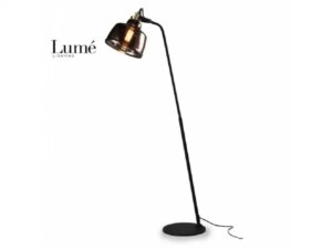 LUNA 220 PODNA LAMPA 1*E27 CRNA/BAKAR