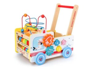 ECO TOYS EDUKATIVNA DRVENA GURALICA hitna pomoć2u1