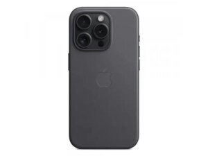 APPLE IPhone 15 Pro FineWoven Case w MagSafe - Black (mt4h3zm/a)