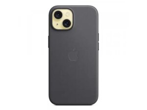 APPLE IPhone 15 FineWoven Case w MagSafe - Black (mt393zm/a)