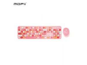 MOFII WL sweet retro set tastatura i miš u PINK boji 18