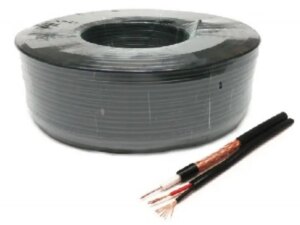 GEMBIRD KABL-COAX-RG59+2X0.75 CCA/PE/100M outdoor koaksialni kabl sa napojnim kablom 2x0