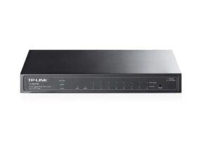 TP LINK EtStream 8-Port Gigabit PoE Smart Switch T1500G-10PS