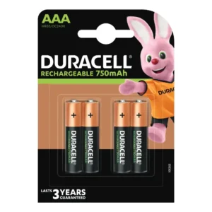 Punjiva baterija Duracell AAA 750mAh(pak 4 kom) 18
