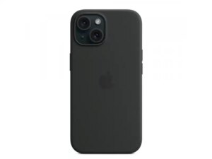 APPLE IPhone 15 Silicone Case w MagSafe - Black (mt0j3zm/a)