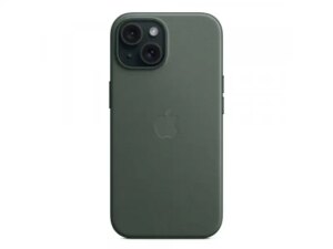APPLE IPhone 15 FineWoven Case w MagSafe - Evergreen (mt3j3zm/a)