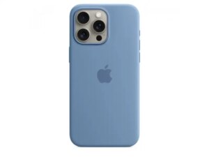 APPLE IPhone 15 Pro Max Silicone Case w MagSafe – Winter Blue (mt1y3zm/a ) 18