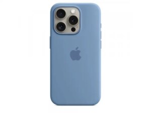 APPLE IPhone 15 Pro Silicone Case w MagSafe - Winter Blue (mt1l3zm/a)