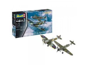 REVELL Maketa Combat Set Messerschmitt BF109G-10 & Spitfire MK.V