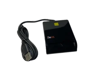 Čitač smart kartica ZeUs CR814 (za biometrijske lične karte), USB 18